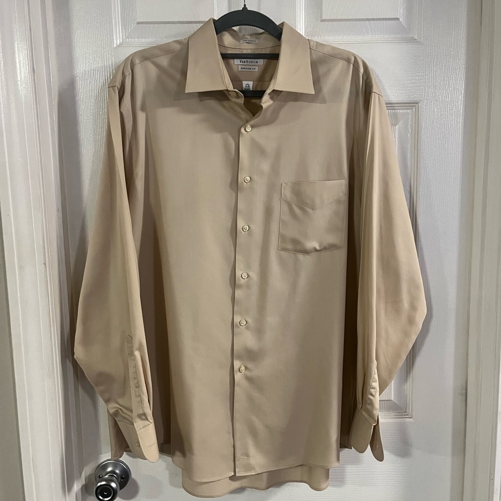 Van Heusen Light Tan Dress Shirt